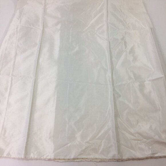 Vintage 60s Womens Vassarette Full Slip Sleeveless White Size 40 - Picture 8 of 15